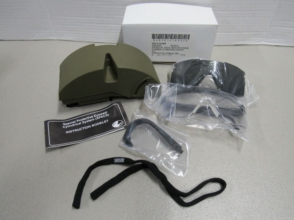 US Military SPECS Ballistic Protective Eyewear Glasses Kit-img-0