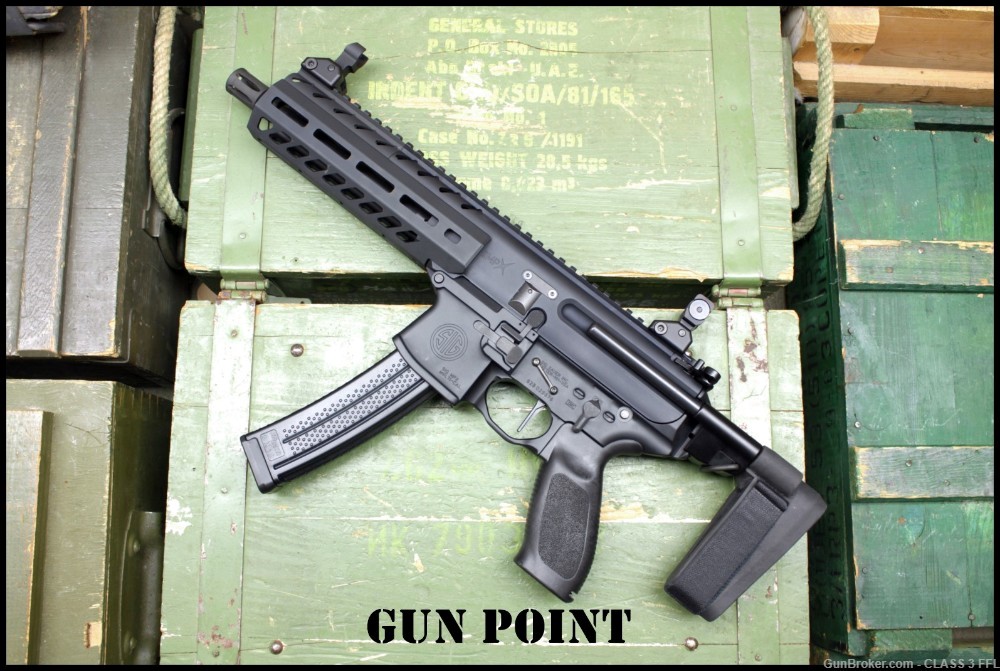 Custom Sig Sauer MPX Pistol in Caliber 9mm *Penny* Star Bid No Reserve ! -img-3