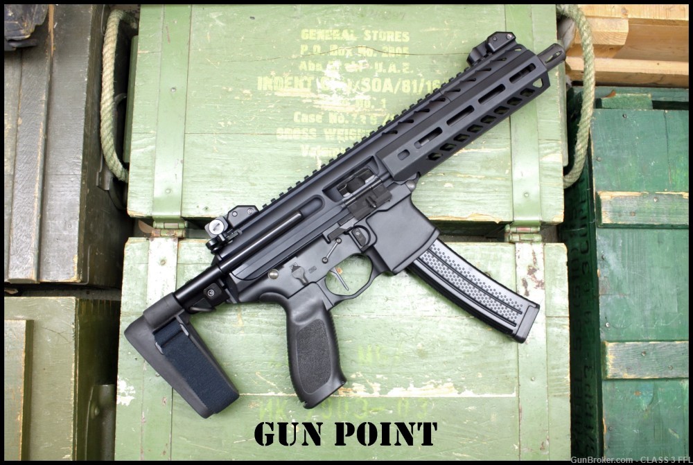 Custom Sig Sauer MPX Pistol in Caliber 9mm *Penny* Star Bid No Reserve ! -img-2