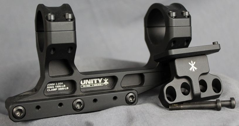 UNITY TACTICAL FAST LPVO 30mm MOUNT w/OFFSET OPTIC MOUNT and ADAPTOR PLATE-img-0
