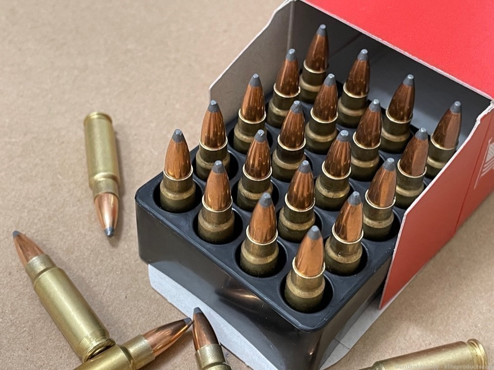 5.7x28mm 45 gr Pointed Soft Point Ammo 2380 FPS Box of 20. SS190 L191 SS198-img-0