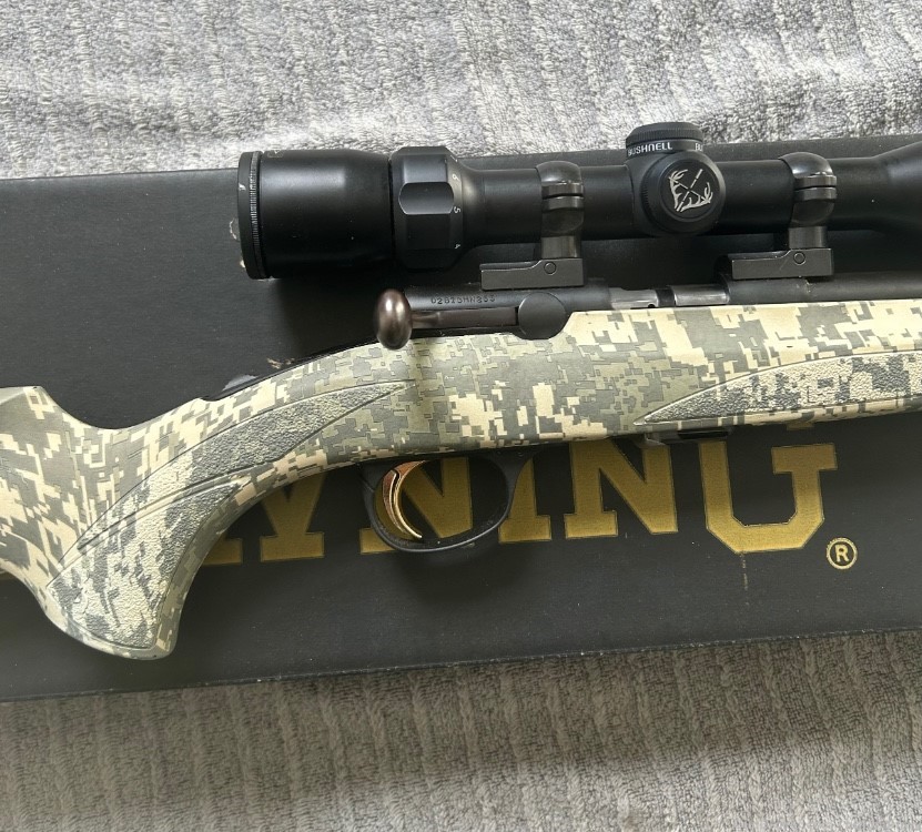 Browning T bolt 22 long rifle digital camo sporter scope box discontinued -img-3