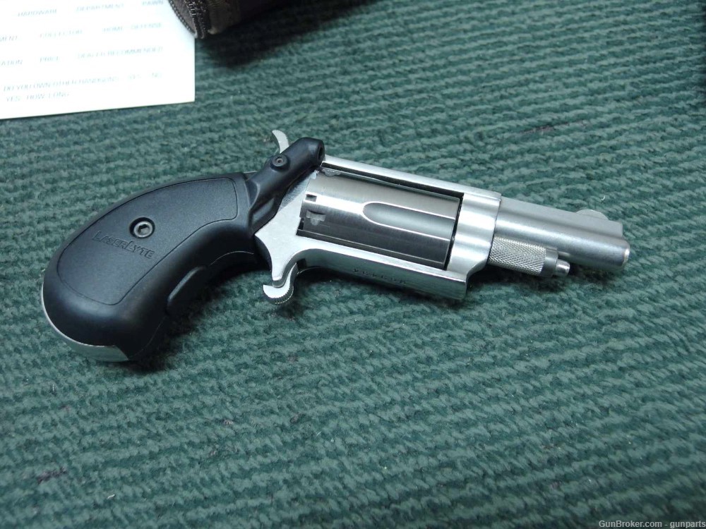 NORTH AMERICAN ARMS .22 MAG - MINI REVOLVER - LASER SIGHT GRIP - BOXED-img-4