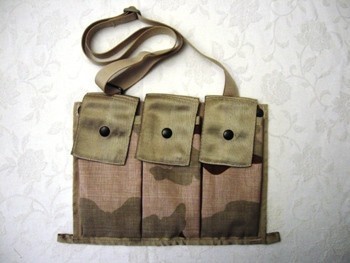 M16 -3 POCKET DESERT CAMO  POUCH FOR  6 MAG-img-0
