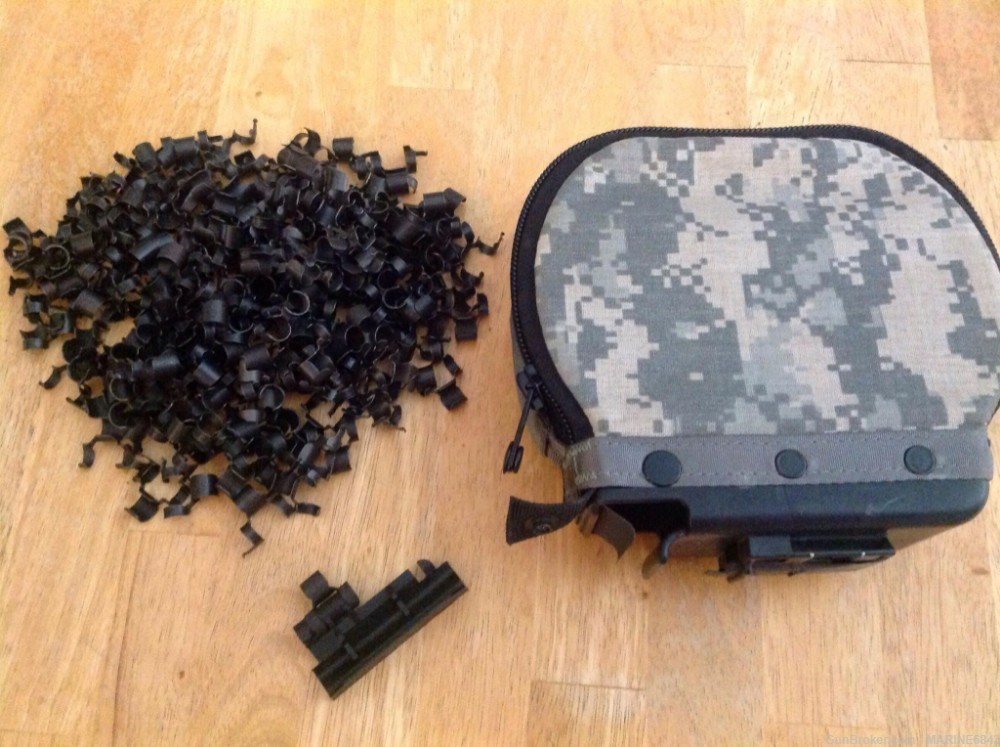  M249 SAW 200 Rd Magazine Soft Pouch, nutsack,,  { repacking kit.}.-img-0