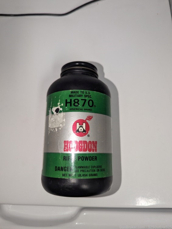 Hodgdon H870 reloading powder (THE LAST BOTTLE)-img-0