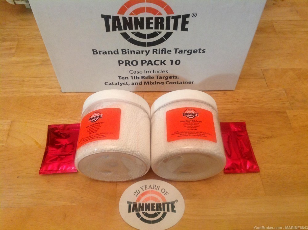 TANNERITE -2 --1 LB  JARS WITH  CATALYSTS-img-1