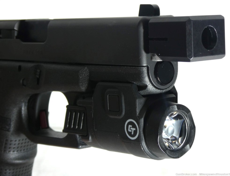 Glock 19 Gen 4 9MM Semi Auto Pistol w/Compensator & Crimson Trace Light-img-7
