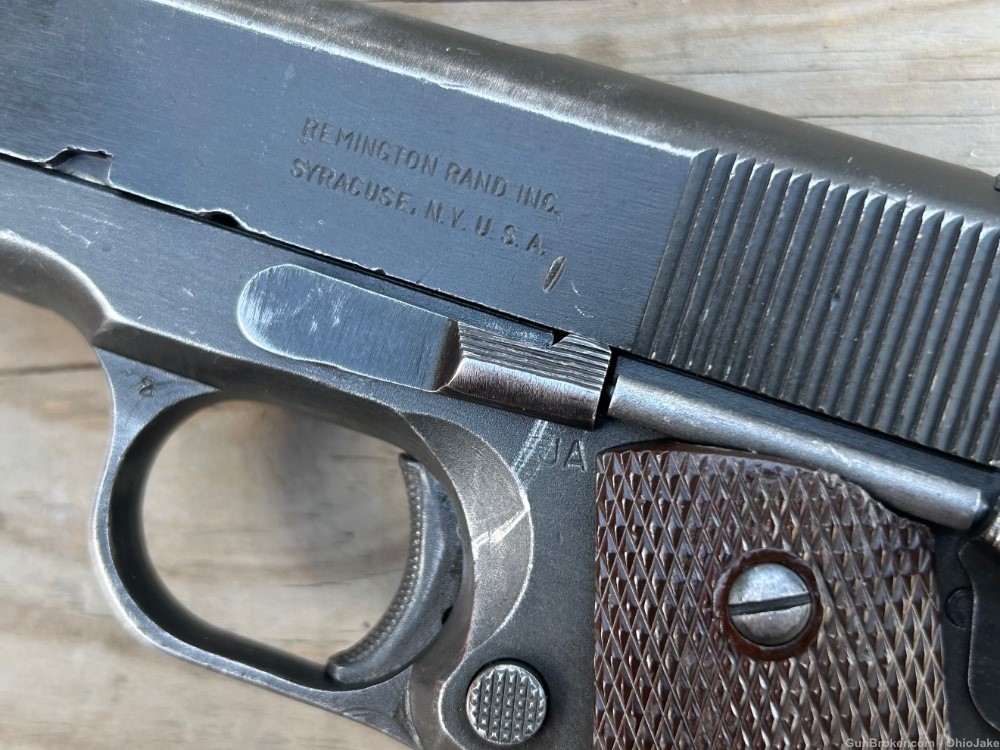 Remington Rand 1911A1, 1944 WWII, FJA, 1911, 45 ACP-img-3