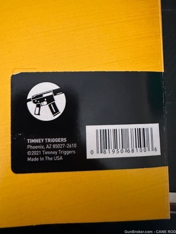 TIMNEY AR PCC 681 3LB PULL CURVED TRIGGER FOR AR9'S PISTOL CALIBER CARBINE-img-2