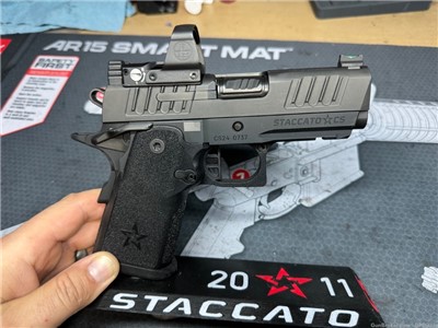 Brand New 2024 Staccato CS Never Fired flat trigger 3.5 DPP factory mounted