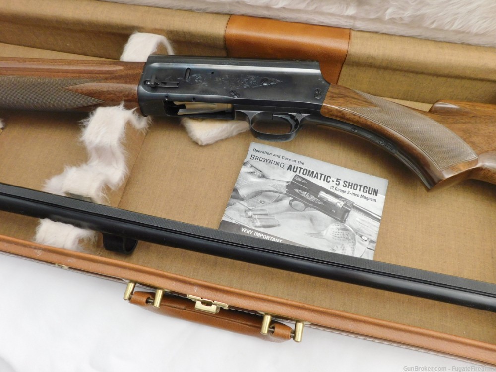 1972 Browning A-5 12 Gauge Magnum In The Case-img-0