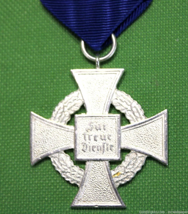 German WWII NSDAP 25 Year Faithful Service Cross AG-img-3