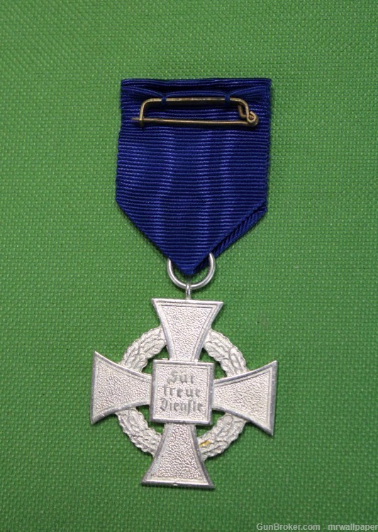 German WWII NSDAP 25 Year Faithful Service Cross AG-img-2