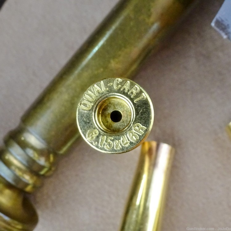 8.15x46R Brass Cartridge Cases (Qty: 100) - German Schuetzen Rifle-img-3