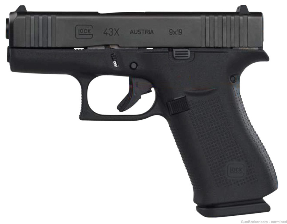 Glock 43X, 9mm luger, 2-10 round mags, new, no reserve-img-0