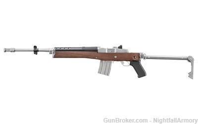 Ruger Mini-14 Tactical SS 5.56 NATO Walnut & Stainless folder 05895 A-TEAM-img-0