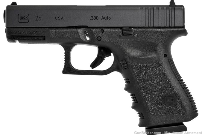 Glock 25 G25 G3 380 ACP 15+1 4" TWO 15RD MAGS Gen 3 UI2550203-img-0