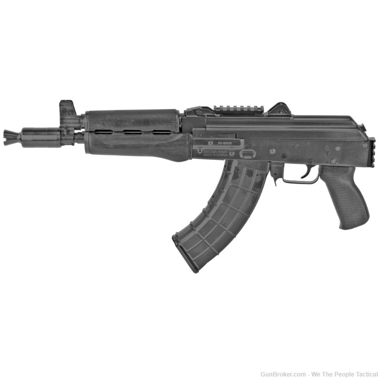 Zastava ZPAP92 Semi-Auto AK 47 Pistol 7.62X39 10" Chrome Lined Barrel NEW-img-0