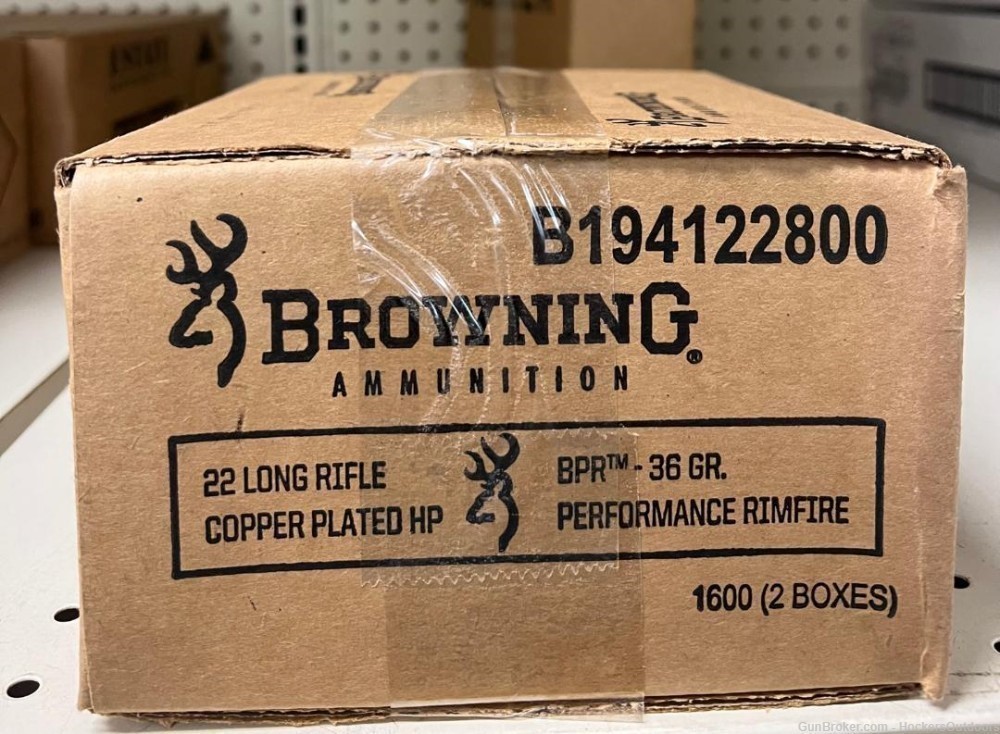 1600 Rounds Browning B194122800 22LR 36 GR HP -img-0