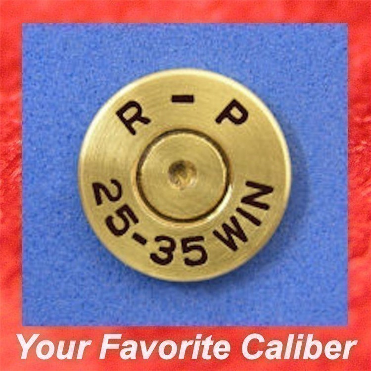 Remington R-P 25-35 WIN Cartridge Hat Pin  Tie Tac  Ammo Bullet-img-3