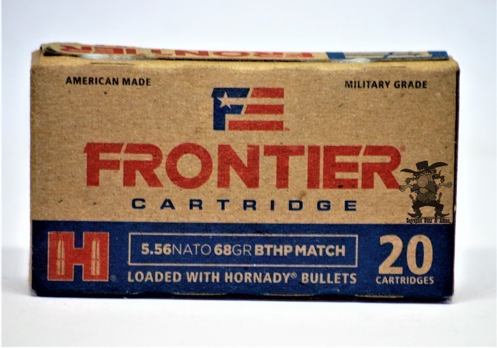 5.56 BTHP HP Hornady Frontier JHP 68 Grain FR 310 NATO 20 Rounds-img-0