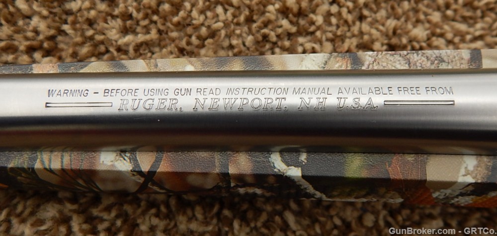 Ruger 77/44 Stainless - .44 Rem. Magnum - Synthetic Camo Stock - 2014 -img-32