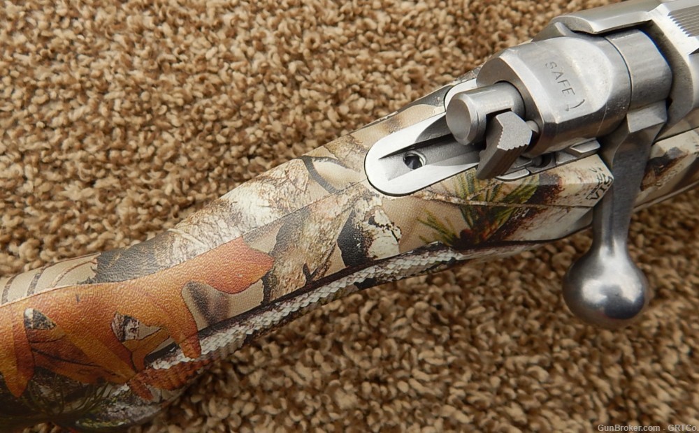 Ruger 77/44 Stainless - .44 Rem. Magnum - Synthetic Camo Stock - 2014 -img-11