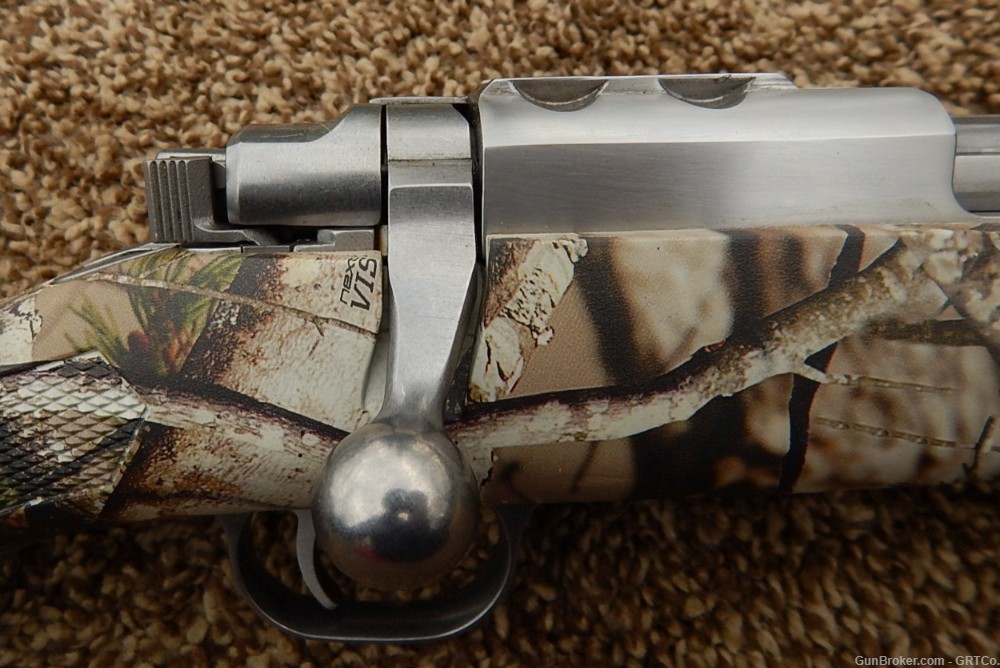 Ruger 77/44 Stainless - .44 Rem. Magnum - Synthetic Camo Stock - 2014 -img-13