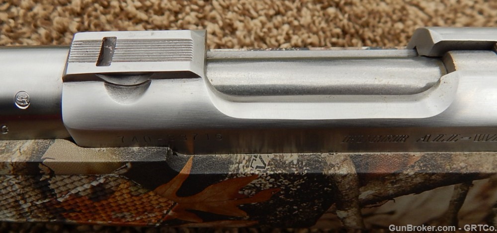 Ruger 77/44 Stainless - .44 Rem. Magnum - Synthetic Camo Stock - 2014 -img-35