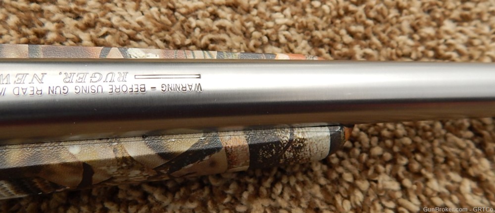 Ruger 77/44 Stainless - .44 Rem. Magnum - Synthetic Camo Stock - 2014 -img-17