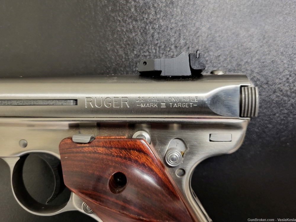 Ruger MK III Competition Target Stainless Steel SS Mark 3 .22 LR-img-7