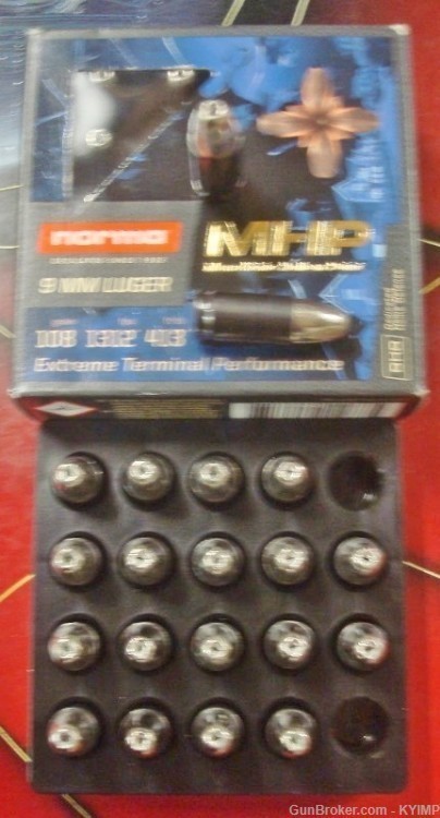 200 NORMA 9mm JHP 115 grain JHP MoNoLiThIc HOLLOW POINT NEW ammunition-img-2