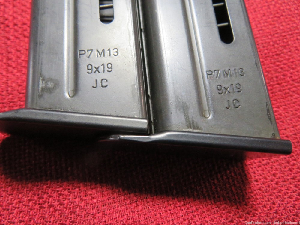 Heckler & Koch HK P7M13, matching spare mag, test target, manual EXC. PLUS!-img-10
