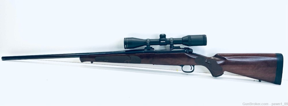 Winchester Model 70 .300 WSM Wood/Blued 24" Barrel W/Scope-img-1