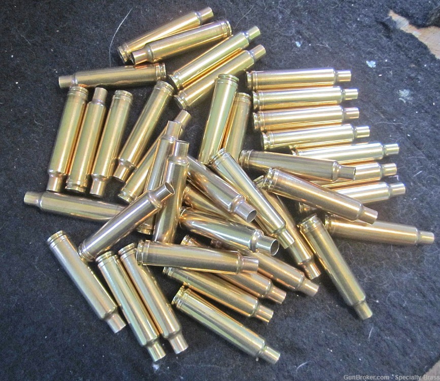 40 PC Weatherby Guaranteed Once Fired 338-378 Weatherby Brass FR Shipping-img-0