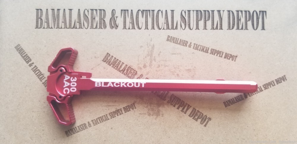 RED 300 ACC BLACKOUT AR-15 DUAL AMBIDEXTROUS CHARGING HANDLE-img-0
