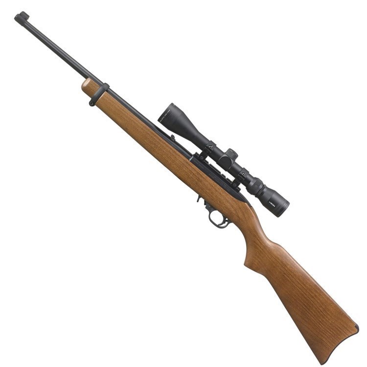 Ruger 10/22 Carbine 22 LR Rifle 18.5 10+1 Hardwood/Black-img-1