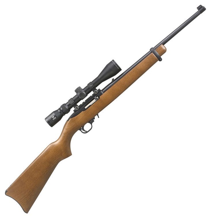 Ruger 10/22 Carbine 22 LR Rifle 18.5 10+1 Hardwood/Black-img-0