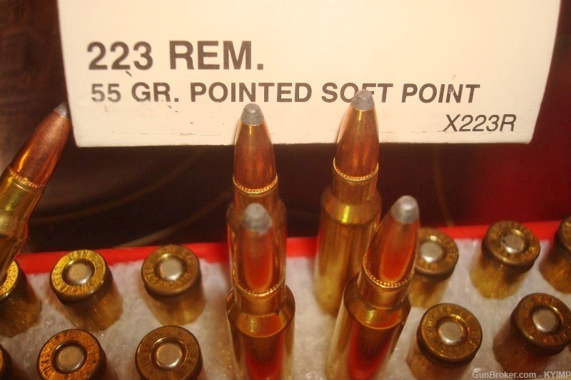 200 Winchester 223 FMJ 55 grain PSP Factory NEW X223R Ammo-img-4