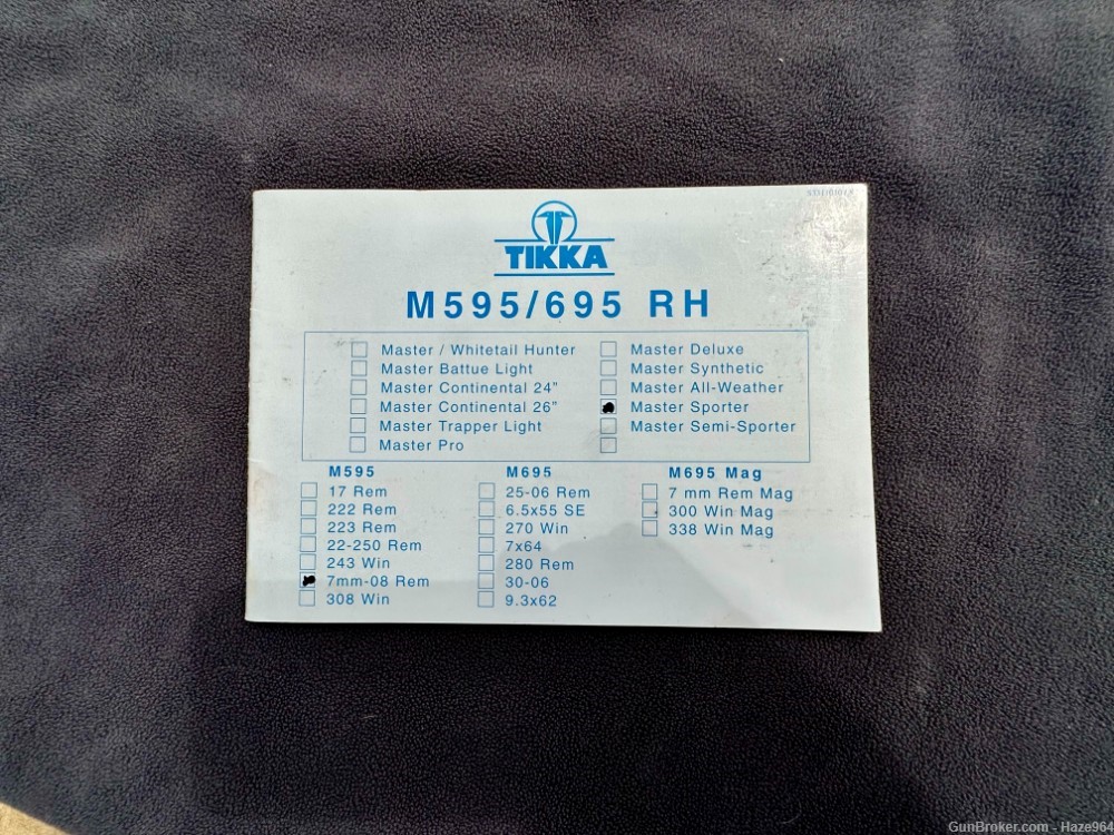 Tikka 595 Master Sporter 7mm-08 -img-9