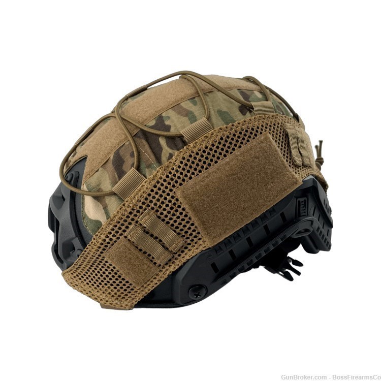 Guard Dog FAST Ballistic Helmet Black w/Free Multicam Cover! Size M-L-img-0