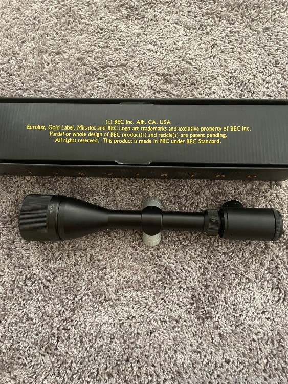 BEC INC 3-9X50mm Lighted Reticle Rifle Scope -img-2