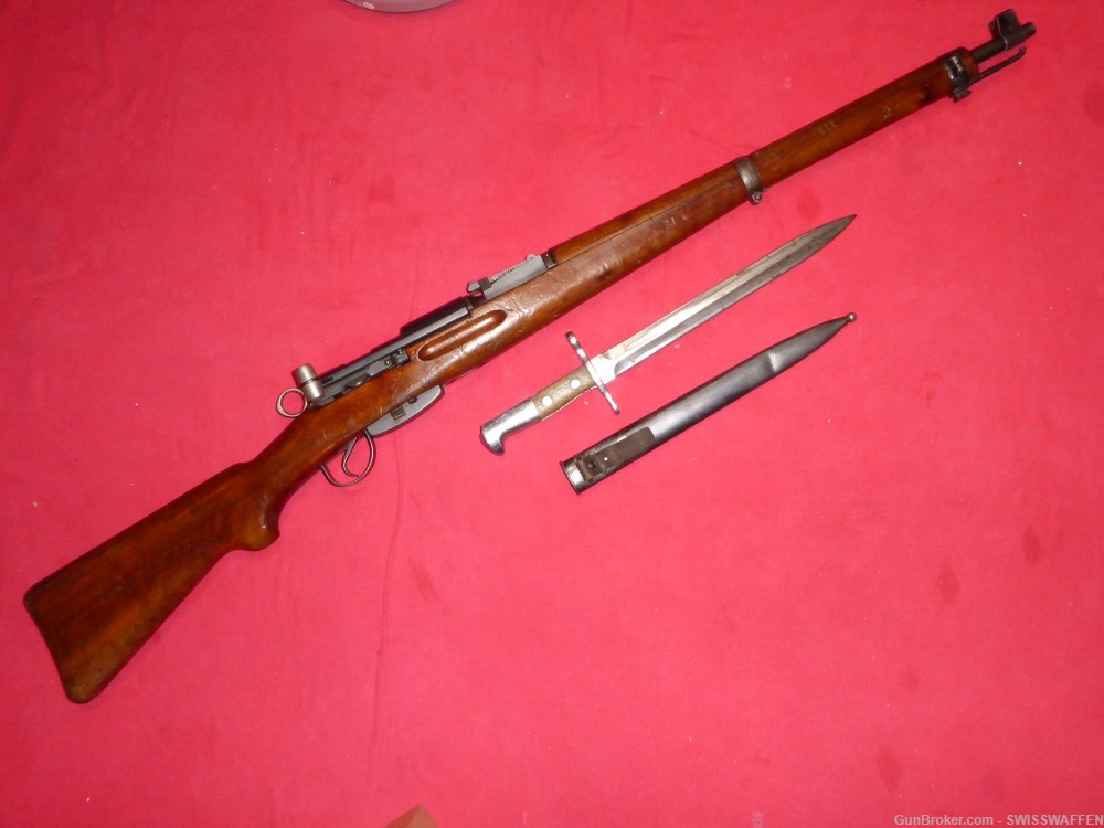 SWISS K31 MATCHING NUMBER plus a *Matching Bayonet* 1943-img-0