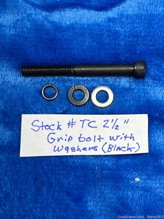 Thompson Center Arms Contender 2.5" Black Grip Bolt with washers-img-8