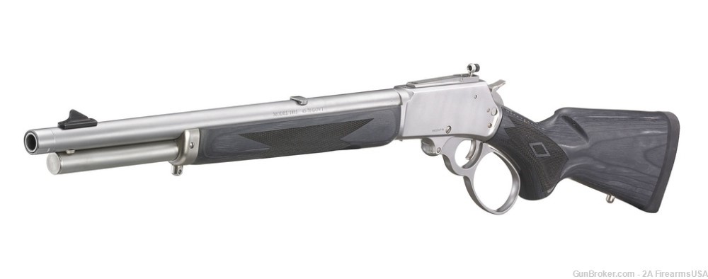 Marlin 1895 Trapper - 45-70 - Stainless & Laminate - 16" Threaded Barrel -img-4