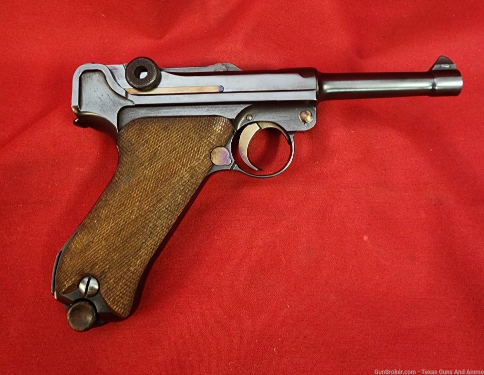 GERMAN MADE LUGER P08 GREAT SHAPE NO RESERVE PENNY START!-img-1