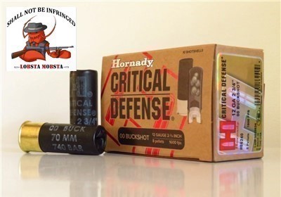 Hornady Critical Defense Buckshot 12 gauge 00 buckshot ammo #86240-img-0