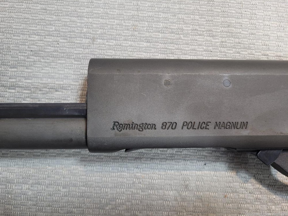 Remington 870 Police Magnum Model in 12 gauge With No Barrel!-img-0