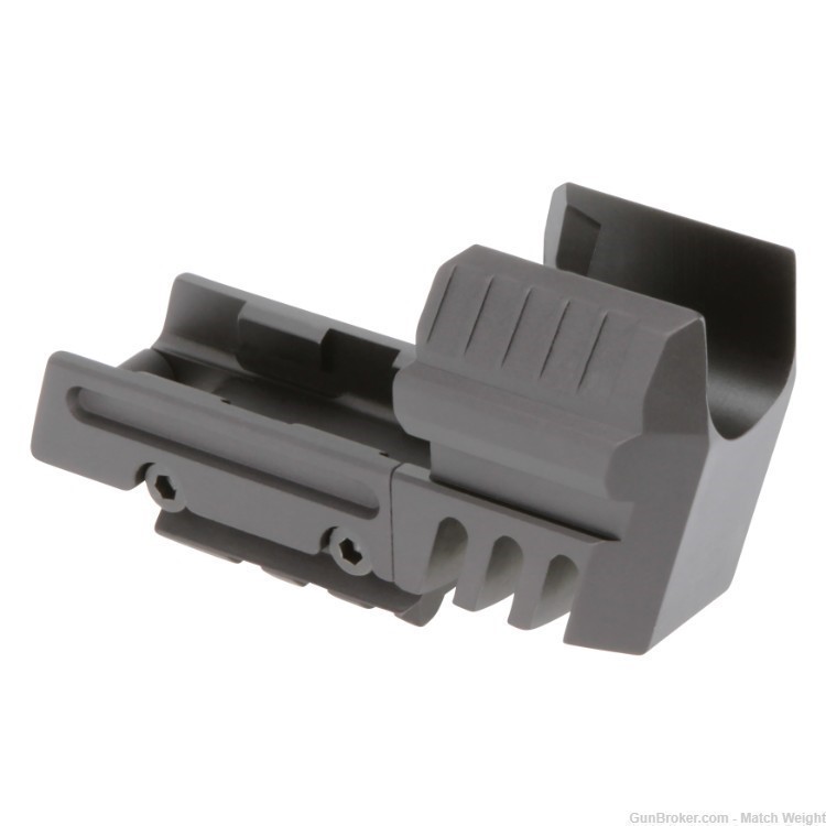 Match Weight - Compensator for H&K HK45C (Compact) w/ Rail - Aluminum-img-4